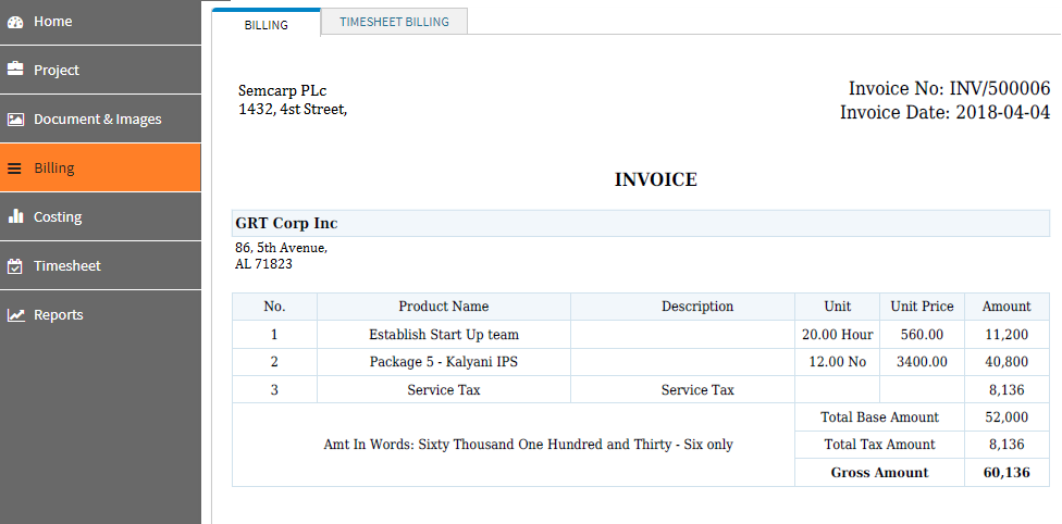 time record and invoicing programs